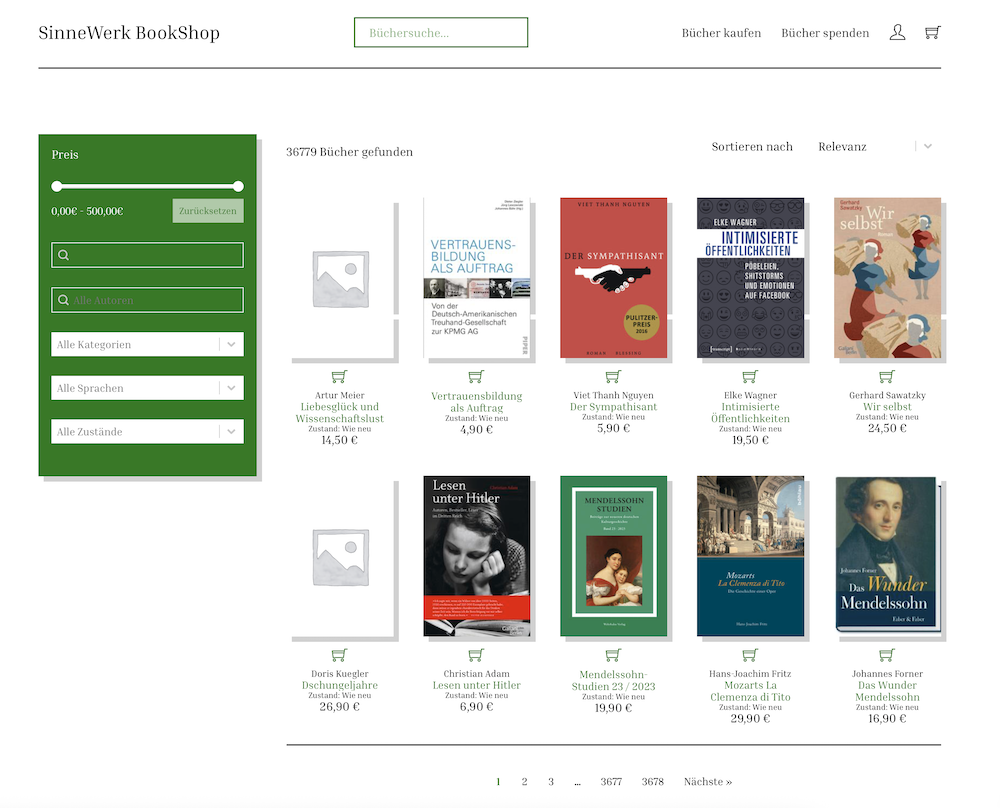 SinneWerk Onlineshop